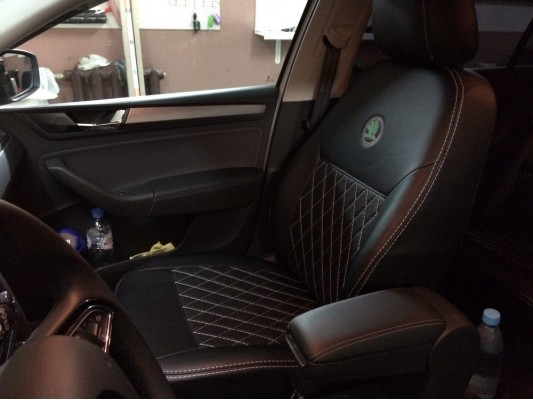 Авточехлы на Skoda Rapid FL
