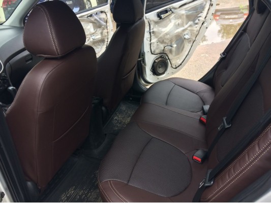 Каркасные авточехлы на Hyundai Solaris