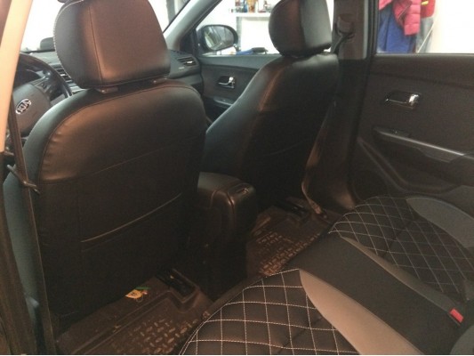 Каркасные авточехлы на KIA Rio 3