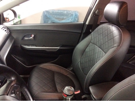 Каркасные авточехлы на KIA Rio 3